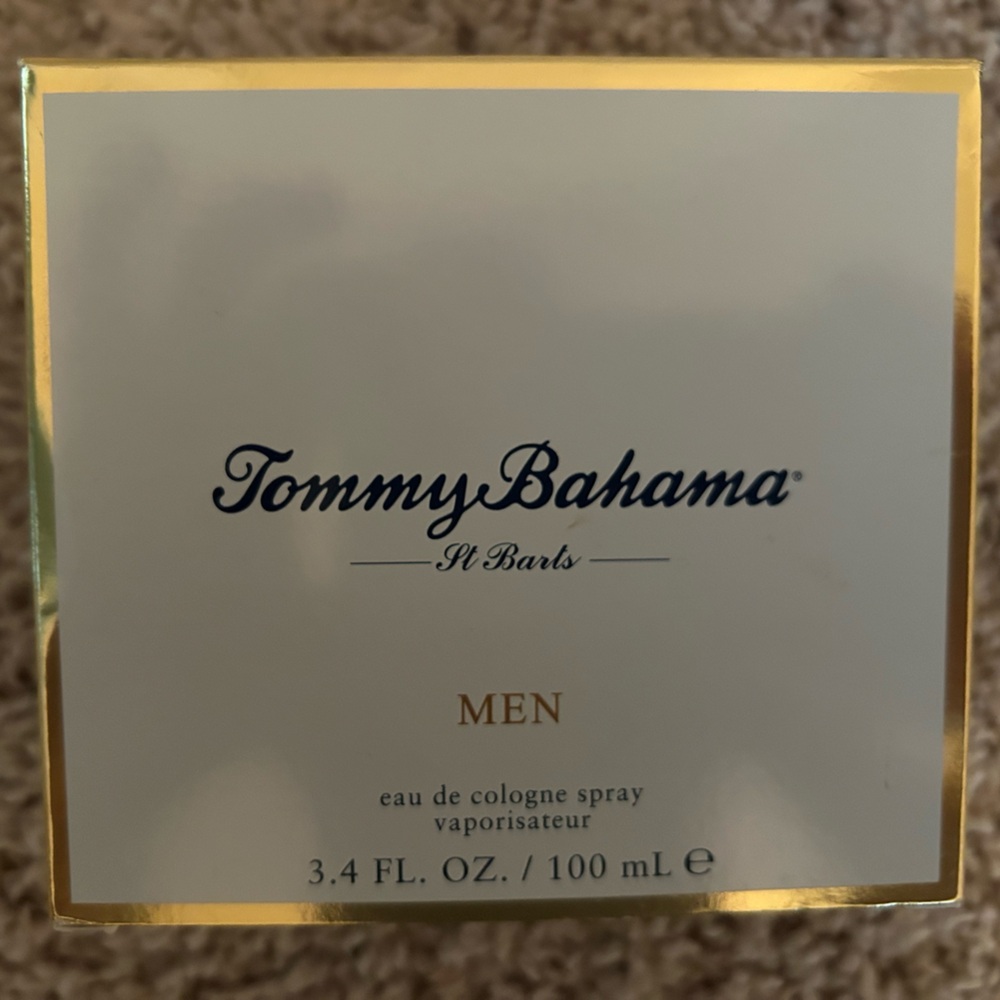 Tommy Bahama Fragrance Box in Gold and Cream